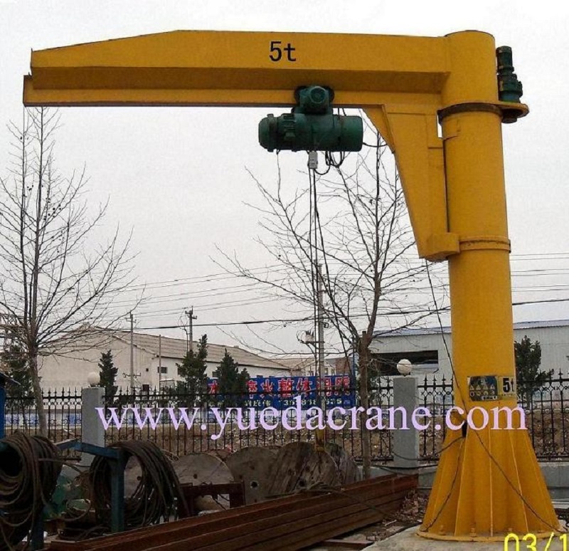 BZ model column mounted jib crane